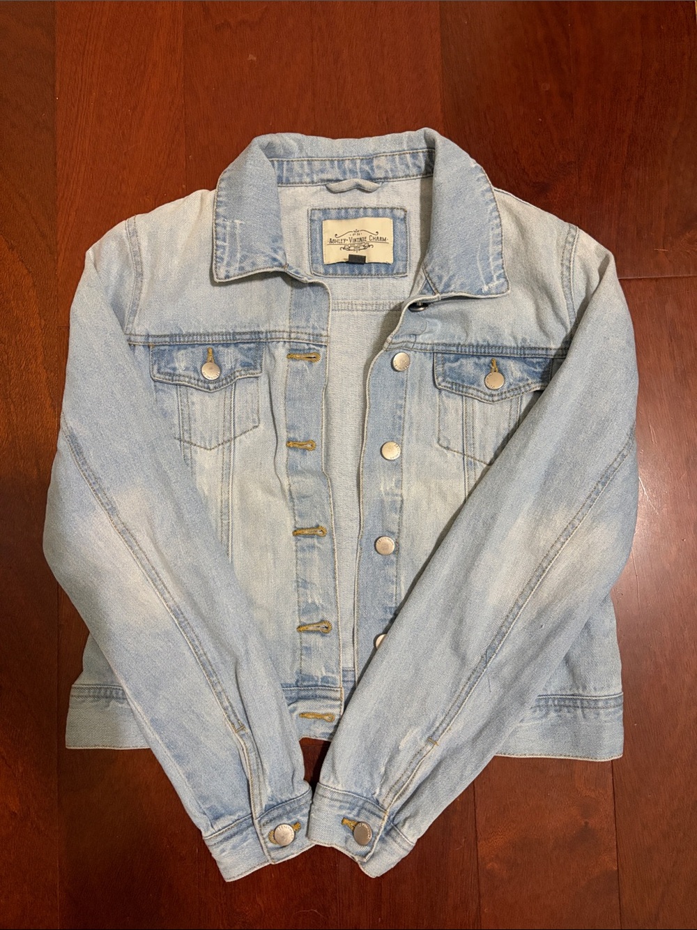 Classic Light Blue Denim Jacket for Women